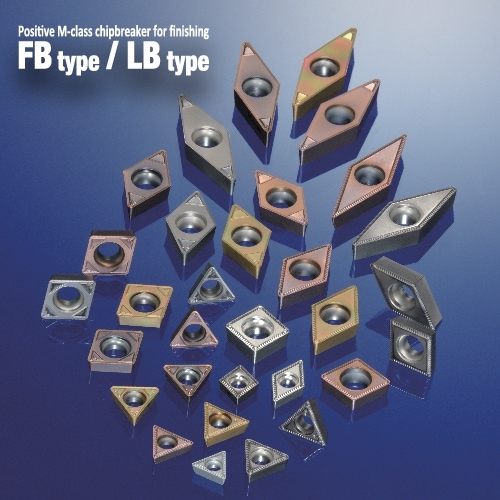 เม็ดมีด Sumitomo รุ่น POSITIVE M-CLASS CHIPBREAKER FOR FINISHING FB TYPE / LB TYPE
