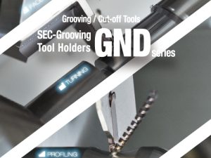 ใบมีดกลึงตัด GND SERIES – GROOVING AND CUT-OFF TOOL HOLDERS