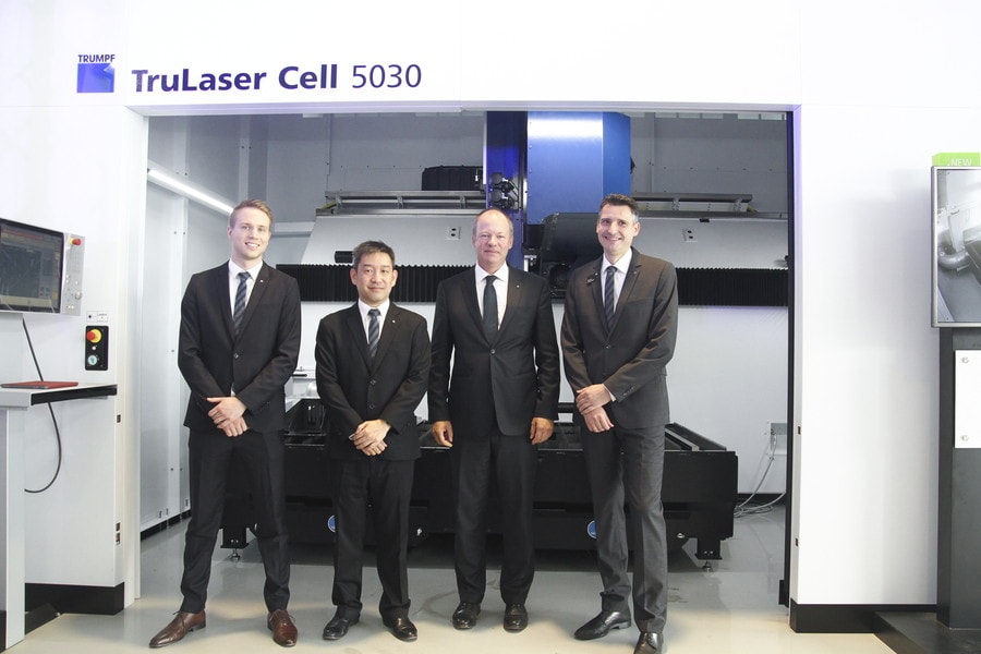TRUMPF ได้จัดงานเปิดตัว TruLaser Cell 5030