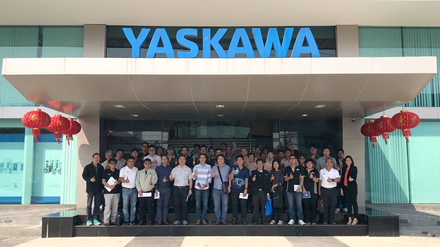 ยาสกาว่า จัดงาน Industrial Networking & Open House Robot Arc and Spot Welding Application for Factory Automation