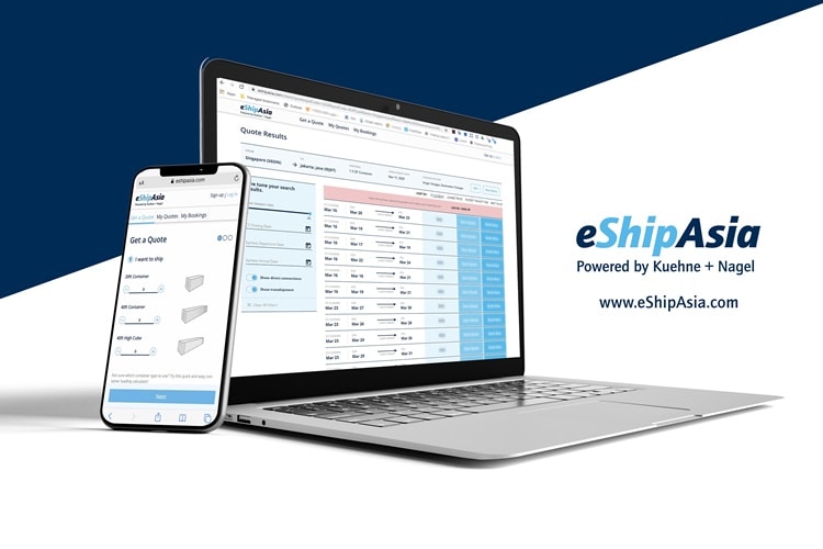 คูห์เน่ พลัส นาเกิ้ล เปิดตัว eShipAsia.com เพื่อตอบโจทย์ความต้องการการขนส่งในภูมิภาคเอเชีย