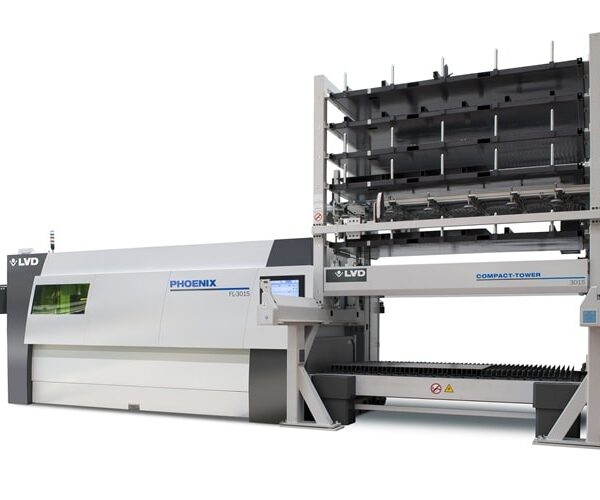 เครื่องตัดไฟเบอร์เลเซอร์ LVD รุ่น Phoenix 3015 with Compact Tower Automation (CT-L)