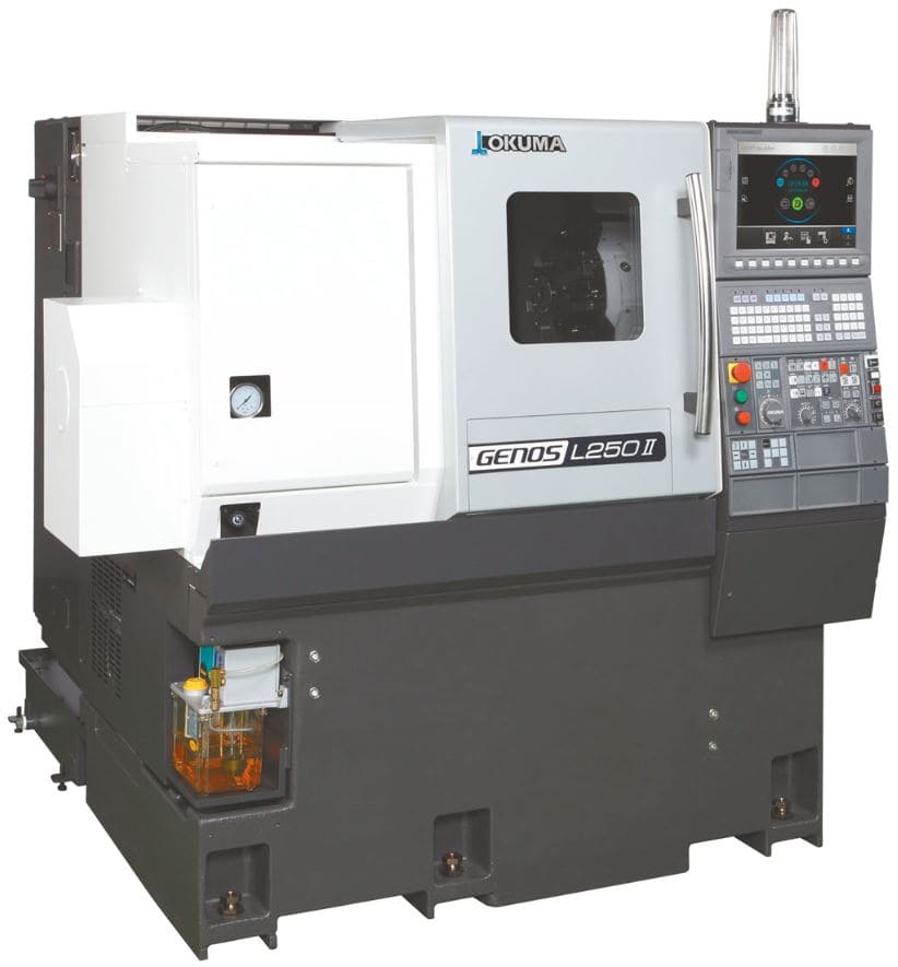OKUMA 1-Saddle CNC Lathes GENOS LII Series