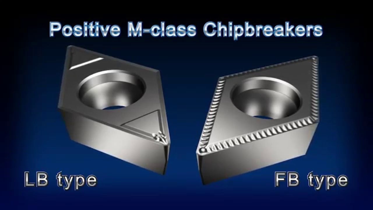 เม็ดมีด Sumitomo รุ่น POSITIVE M-CLASS CHIPBREAKER FOR FINISHING FB TYPE / LB TYPE