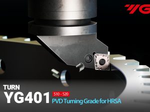 เม็ดมีด “YG 401” Turning Insert เกรดใหม่จาก YG-1