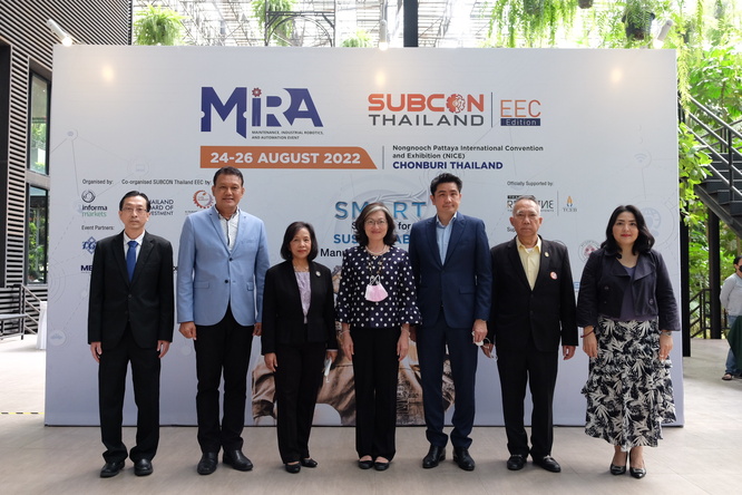 Maintenance, Industrial Robotics, and Automation (MiRA 2022), Thailand’s Leading Industrial Solution Event in Eastern Economic Corridor on Maintenance, Industrial Robotics, and Automation