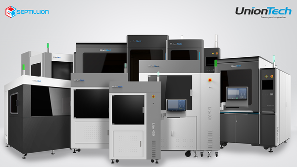 Septillion : UNIONTECH  เครื่องพิมพ์สามมิติเทคโนโลยี SLA ( ระบบเรซิ่น ) ตอบโจทย์ทุกความต้องการ