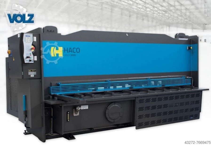 Procurement: เครื่องตัด HACO shearing รุ่น HSLX 3006