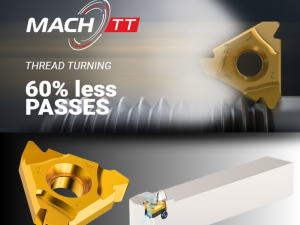 Vargus แนะนำผลิตภัณฑ์ เม็ดมีดกลึงเกลียว Mach Supersonic Threading ซีรีส์ใหม่